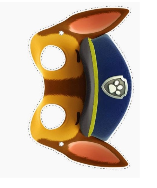 Kagit Paw Patrol Maskesi