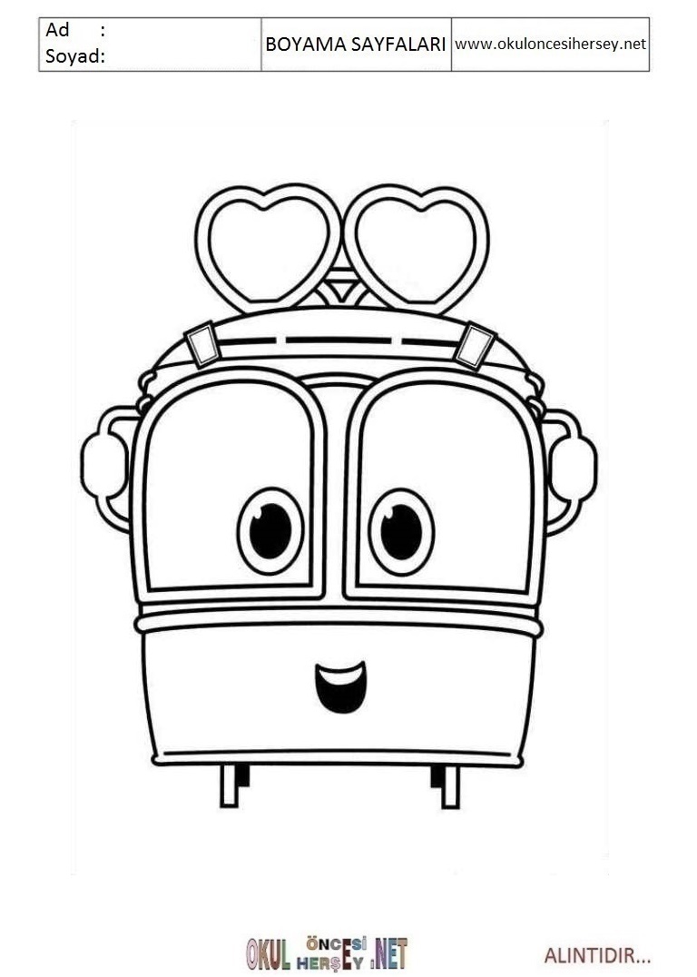Robot Trenleri Boyama Sayfalari Robot Trenleri Boyama Sayfalari