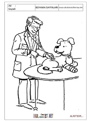 Veteriner Boyama Sayfalari