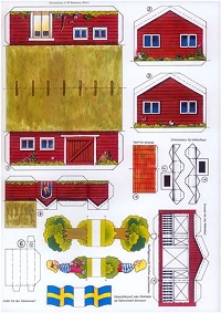 kagit maket ev yapimi model kalip indir