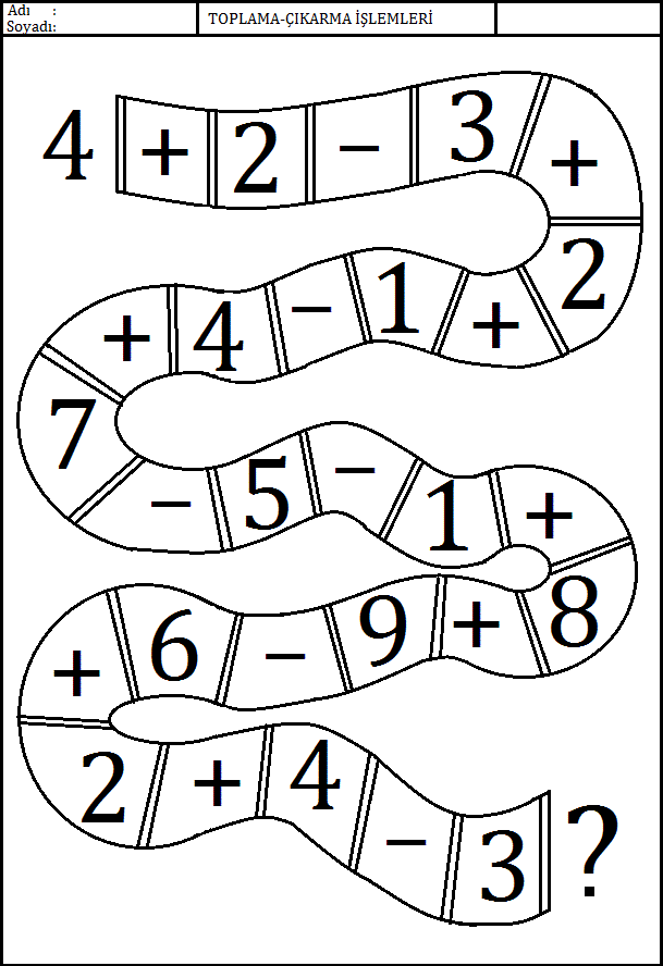 okul öncesi çocuklar için basit matematiksel işlemler