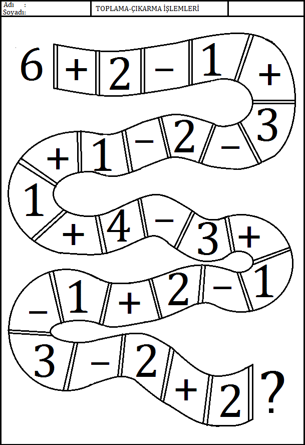 okul öncesi çocuklar için basit matematiksel işlemler