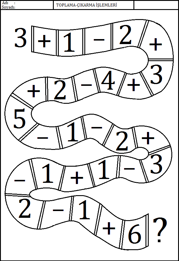 okul öncesi çocuklar için basit matematiksel işlemler