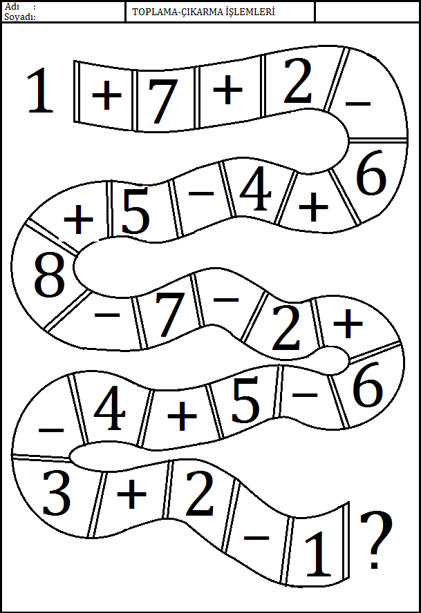 okul öncesi çocuklar için basit matematiksel işlemler