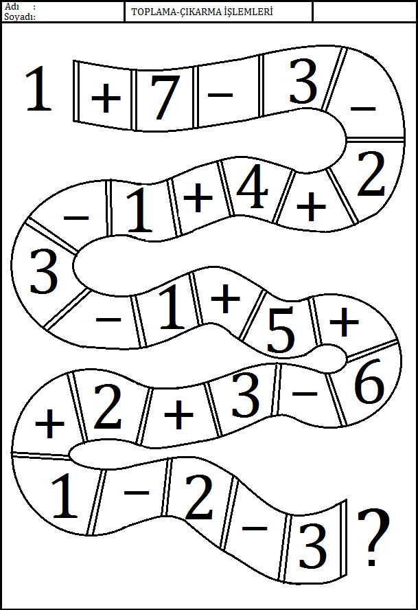 okul öncesi çocuklar için basit matematiksel işlemler