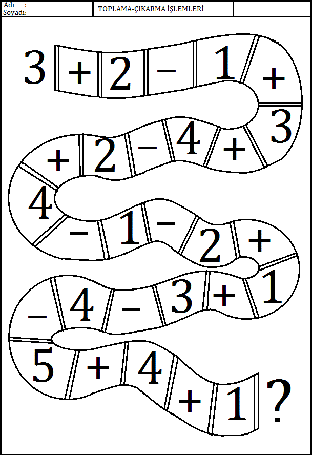 okul öncesi çocuklar için basit matematiksel işlemler