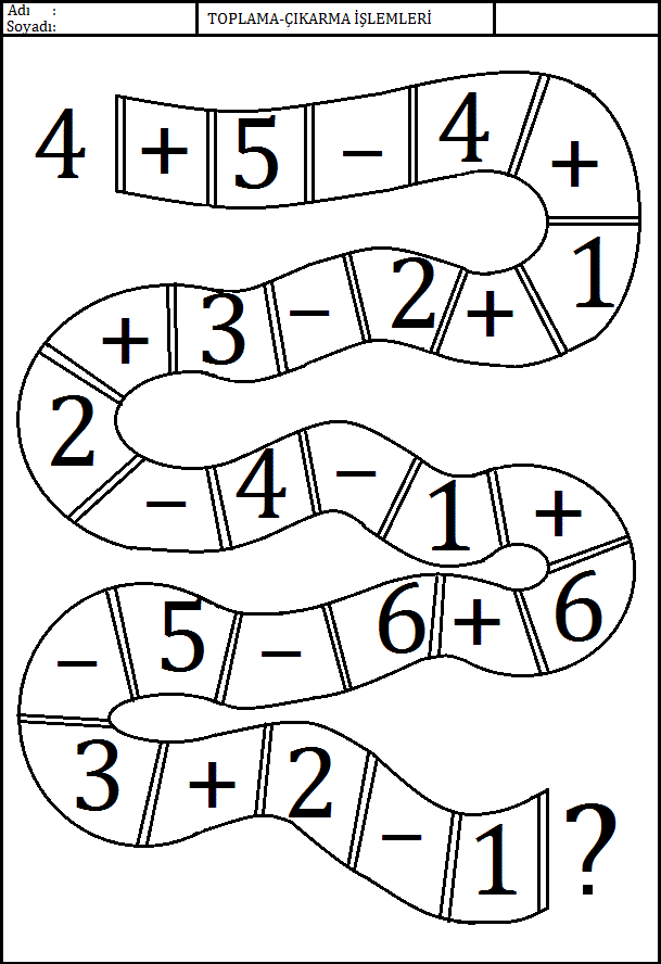 okul öncesi çocuklar için basit matematiksel işlemler
