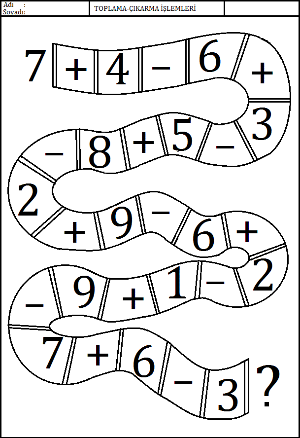 okul öncesi çocuklar için basit matematiksel işlemler