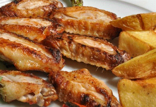 Firinda Balli Tavuk Kanat Tarifi Nasil Yapilir Resimli Yemek Tarifleri