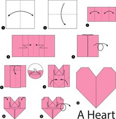 Çocuklar İçin  Origami Şablonu  