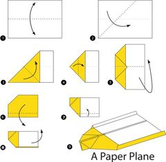 Çocuklar İçin  Origami Şablonu  