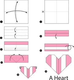 Çocuklar İçin  Origami Şablonu  
