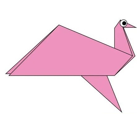 Çocuklar İçin  Origami Şablonu  
