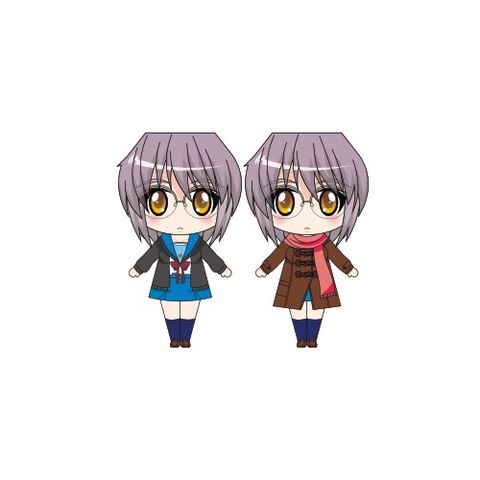 Çocuklar İçin  Haruhi Suzumiya Kağıt Kübik Oyuncaklar Şablonu  