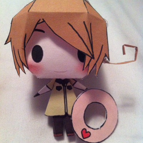 Çocuklar İçin  Hetalia Kağıt Kübik Oyuncaklar Şablonu  