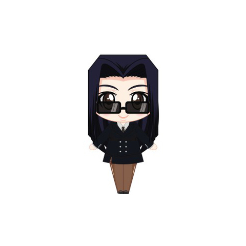 Çocuklar İçin  Monster Girls Kağıt Kübik Oyuncaklar Şablonu  