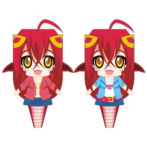 Çocuklar İçin  Monster Girls Kağıt Kübik Oyuncaklar Şablonu  