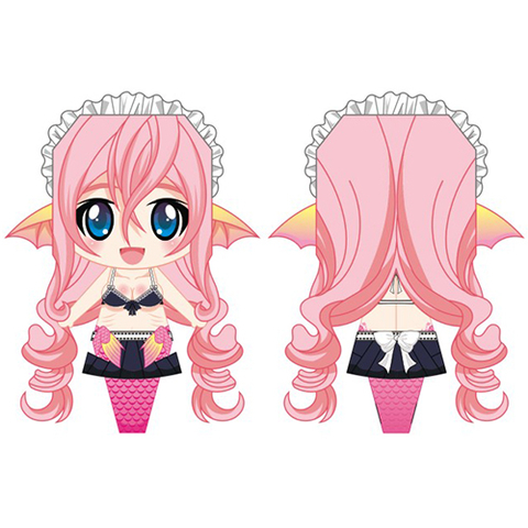 Çocuklar İçin  Monster Girls Kağıt Kübik Oyuncaklar Şablonu  
