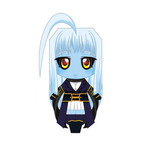 Çocuklar İçin  Monster Girls Kağıt Kübik Oyuncaklar Şablonu  