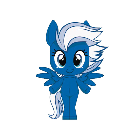 Çocuklar İçin  My Little Pony Kağıt Kübik Oyuncaklar Şablonu  