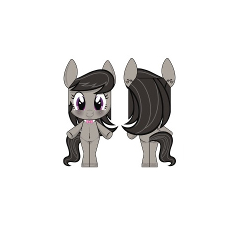 Çocuklar İçin  My Little Pony Kağıt Kübik Oyuncaklar Şablonu  