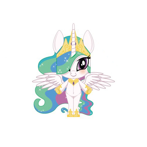 Çocuklar İçin  My Little Pony Kağıt Kübik Oyuncaklar Şablonu  