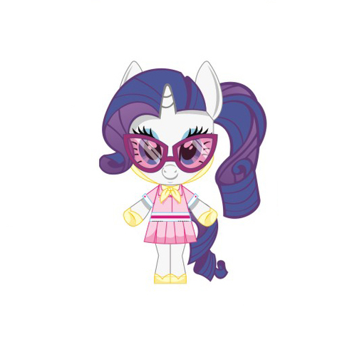 Çocuklar İçin  My Little Pony Kağıt Kübik Oyuncaklar Şablonu  