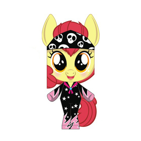 Çocuklar İçin  My Little Pony Kağıt Kübik Oyuncaklar Şablonu  