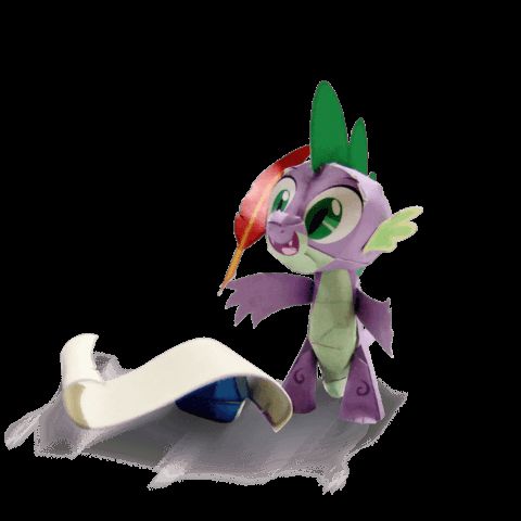 Çocuklar İçin  My Little Pony Kağıt Kübik Oyuncaklar Şablonu  