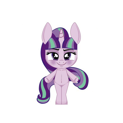 Çocuklar İçin  My Little Pony Kağıt Kübik Oyuncaklar Şablonu  