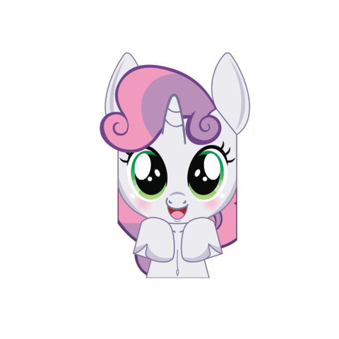 Çocuklar İçin  My Little Pony Kağıt Kübik Oyuncaklar Şablonu  