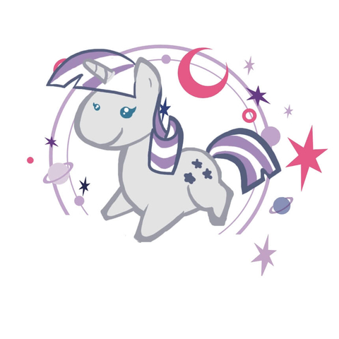 Çocuklar İçin  My Little Pony Kağıt Kübik Oyuncaklar Şablonu  