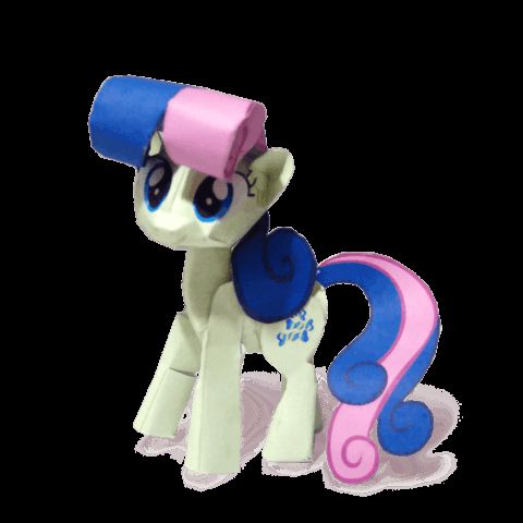 Çocuklar İçin  My Little Pony Kağıt Kübik Oyuncaklar Şablonu  
