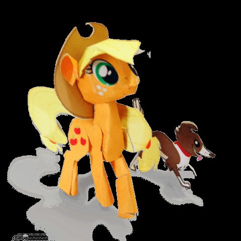 Çocuklar İçin  My Little Pony Kağıt Kübik Oyuncaklar Şablonu  