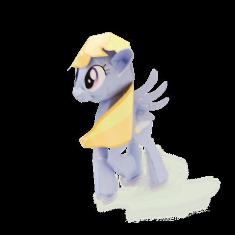Çocuklar İçin  My Little Pony Kağıt Kübik Oyuncaklar Şablonu  