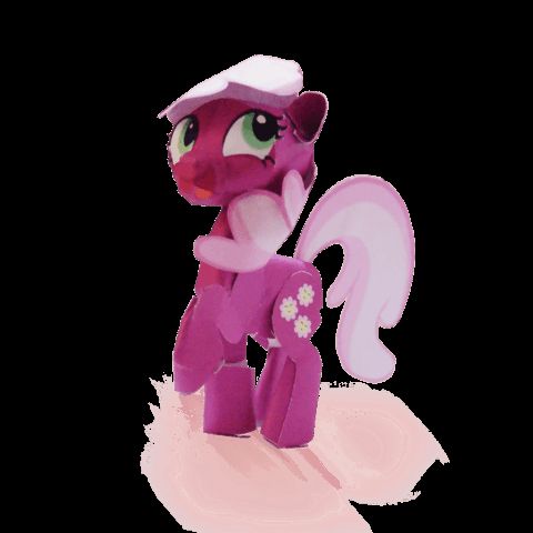 Çocuklar İçin  My Little Pony Kağıt Kübik Oyuncaklar Şablonu  
