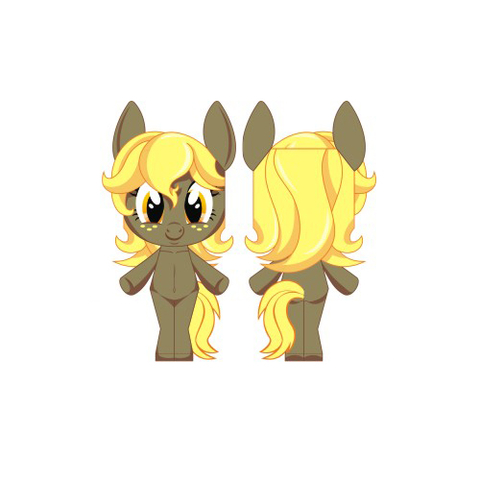 Çocuklar İçin  My Little Pony Kağıt Kübik Oyuncaklar Şablonu  