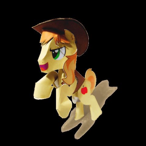 Çocuklar İçin  My Little Pony Kağıt Kübik Oyuncaklar Şablonu  