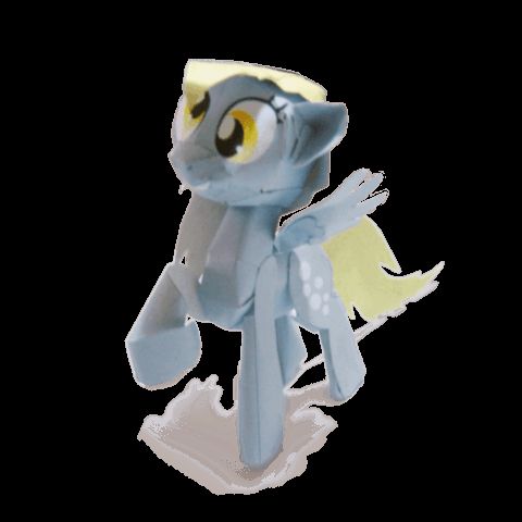 Çocuklar İçin  My Little Pony Kağıt Kübik Oyuncaklar Şablonu  