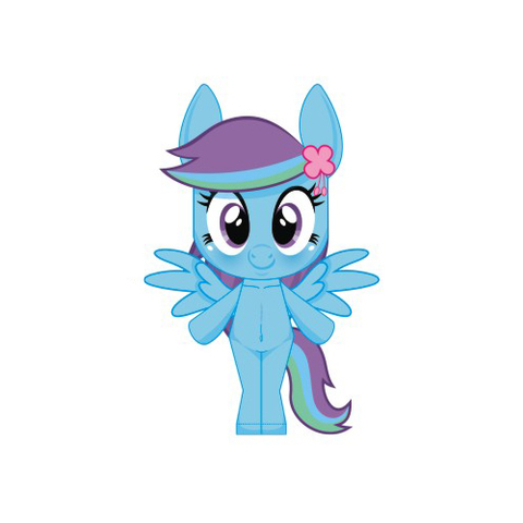 Çocuklar İçin  My Little Pony Kağıt Kübik Oyuncaklar Şablonu  