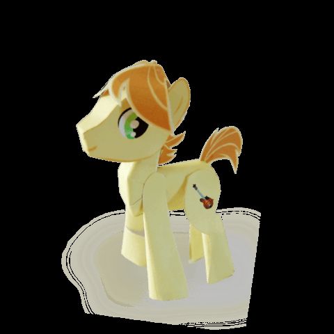 Çocuklar İçin  My Little Pony Kağıt Kübik Oyuncaklar Şablonu  