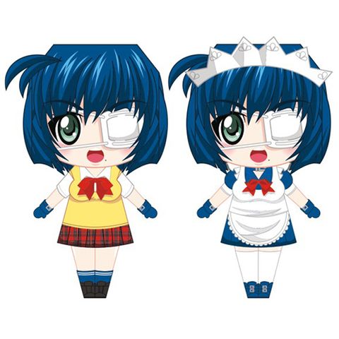 Çocuklar İçin  Chibi Bebekleri Kağıt Kübik Oyuncaklar Şablonu  