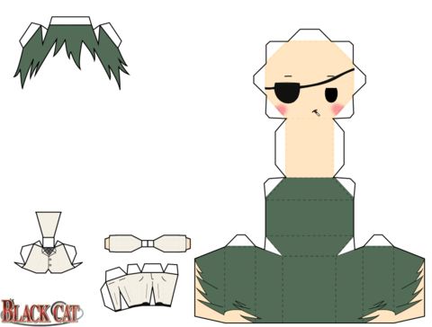 Çocuklar İçin  Chibi Bebekleri Kağıt Kübik Oyuncaklar Şablonu  