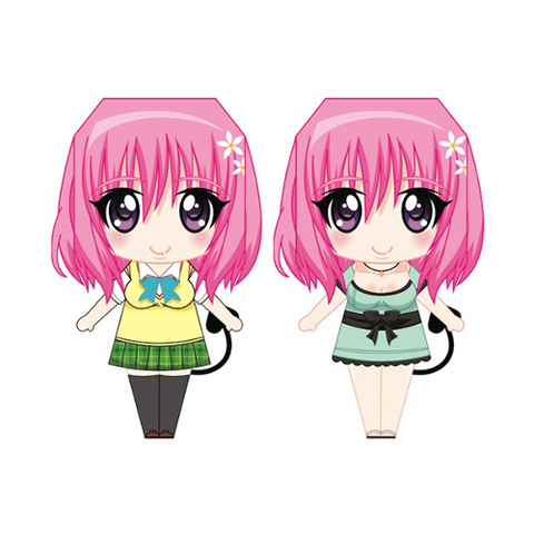 Çocuklar İçin  To Love Ru Kağıt Kübik Oyuncaklar Şablonu  