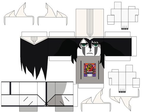 Çocuklar İçin  Bleach Kağıt Kübik Oyuncaklar Şablonu  