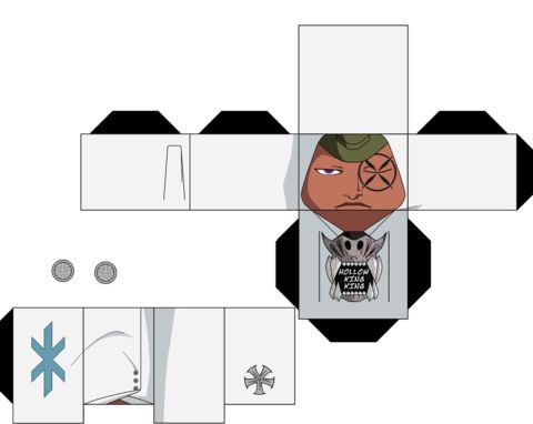 Çocuklar İçin  Bleach Kağıt Kübik Oyuncaklar Şablonu  