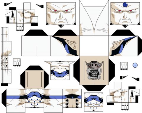 Çocuklar İçin  Dragon Ball Kağıt Kübik Oyuncaklar Şablonu  