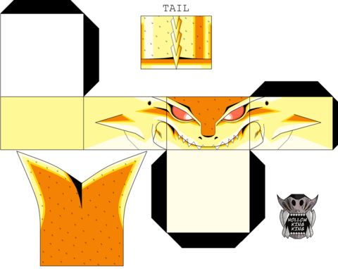 Çocuklar İçin  Dragon Ball Kağıt Kübik Oyuncaklar Şablonu  