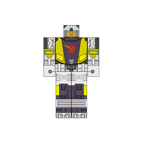 Çocuklar İçin  Transformers Kağıt Kübik Oyuncaklar Şablonu  