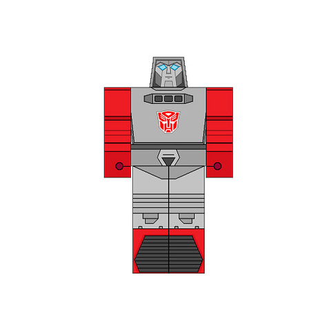 Çocuklar İçin  Transformers Kağıt Kübik Oyuncaklar Şablonu  